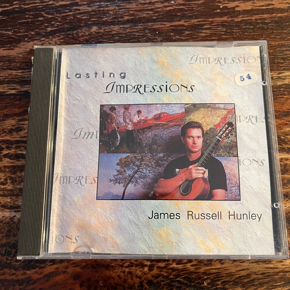 James Russell Hunley Lasting Impressions Classical Guitar CD 1992 Altanova DDD